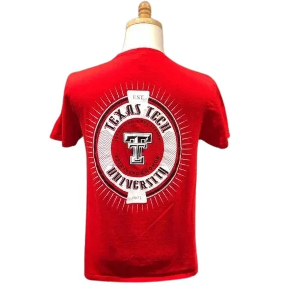Texas Tech University Transition & Engagement Red, White and Black Graphic Tee - Picture 1 of 9